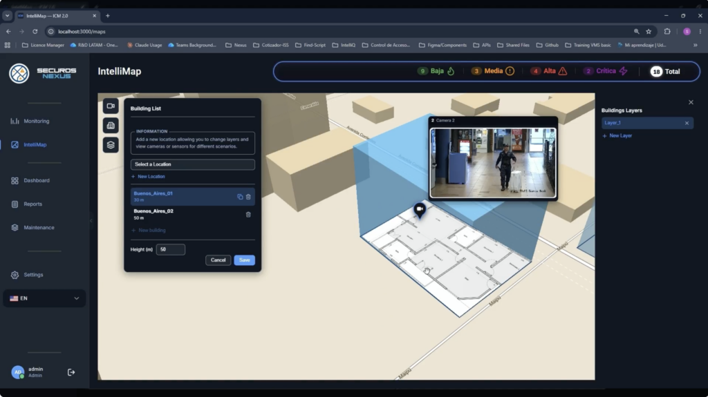 Seguridad inteligente, video inteligente, sensores IA, plataforma de seguridad, gestión de video y protección empresarial. Palabras clave adicionales: análisis de video, monitoreo en tiempo real, infraestructura crítica. ISS en Español.