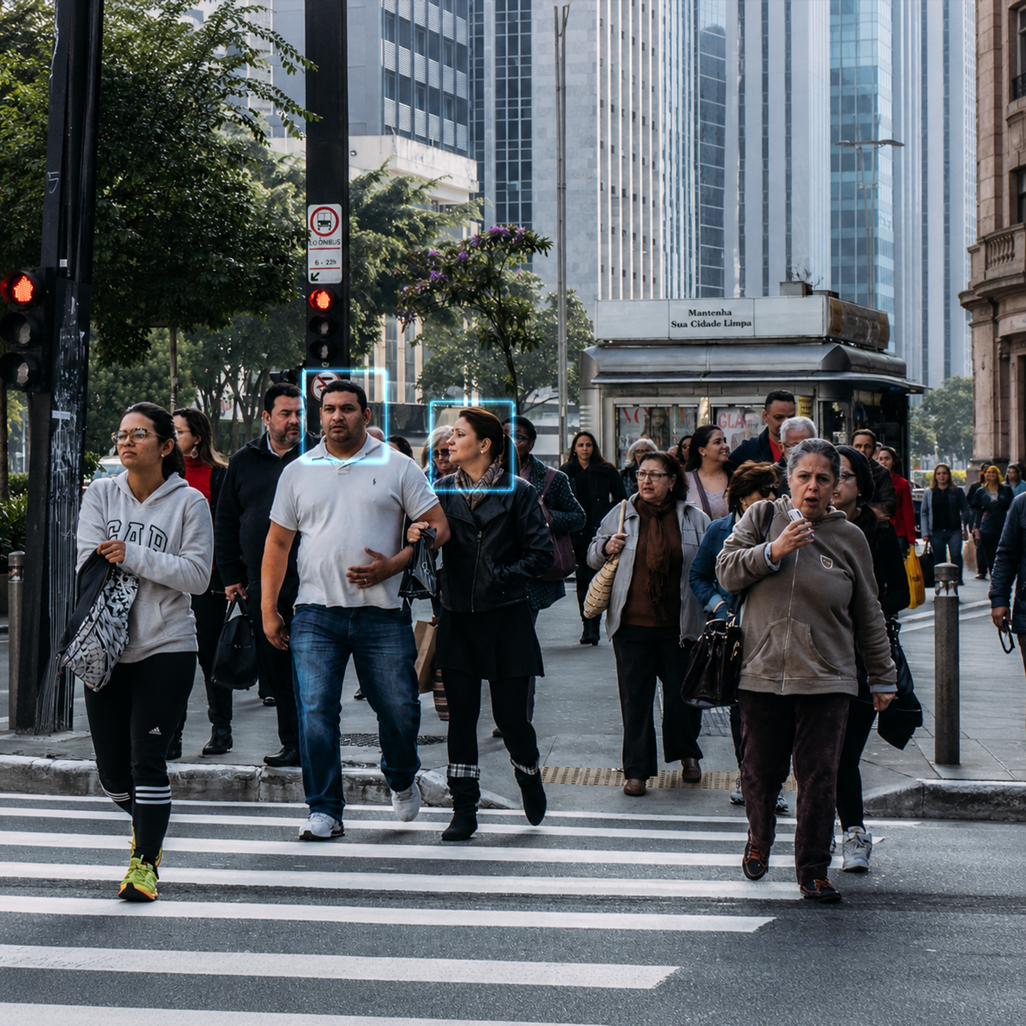Monitoreo y análisis con video inteligente, sensores IA y plataforma de seguridad para protección empresarial. Gestión de video y análisis automatizado para prevención de incidentes. Ciudades Seguras. Image link