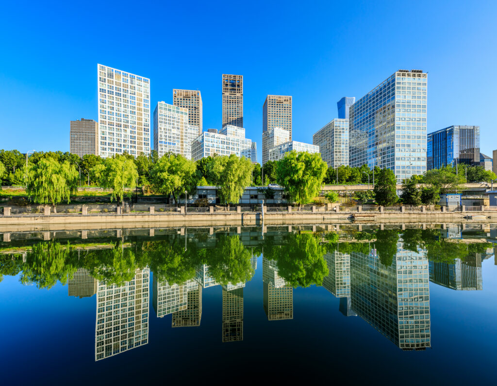modern city skyline and buildings SMART CITIES